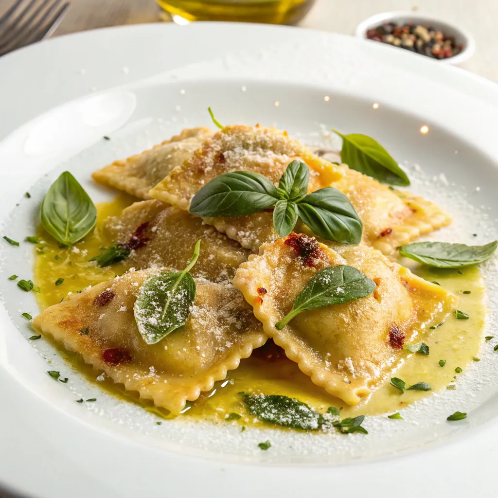 Gourmet Ravioli Creation